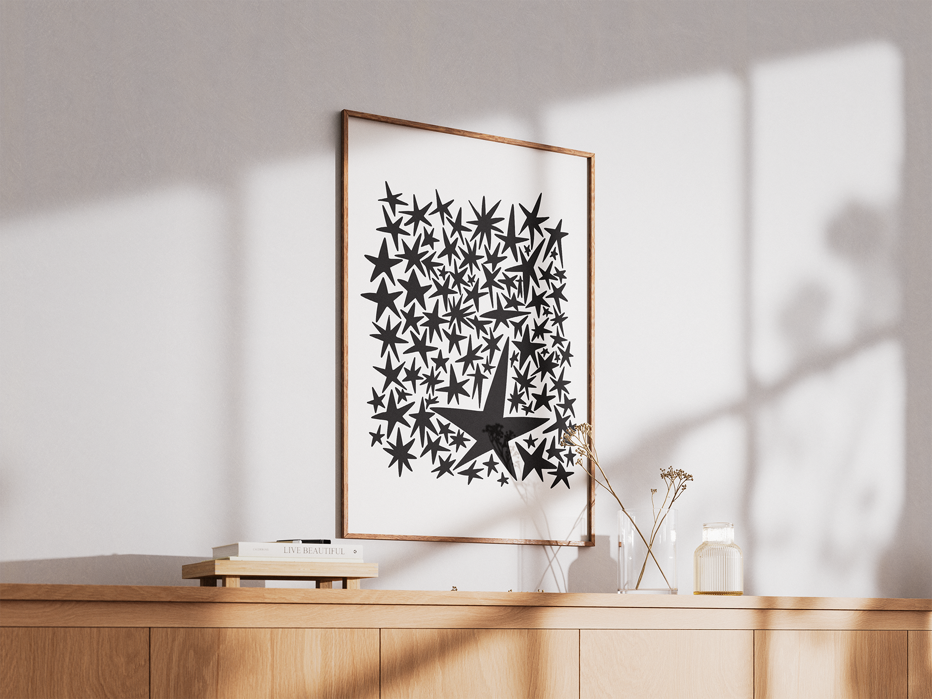 Stars (Black) (US sizes)