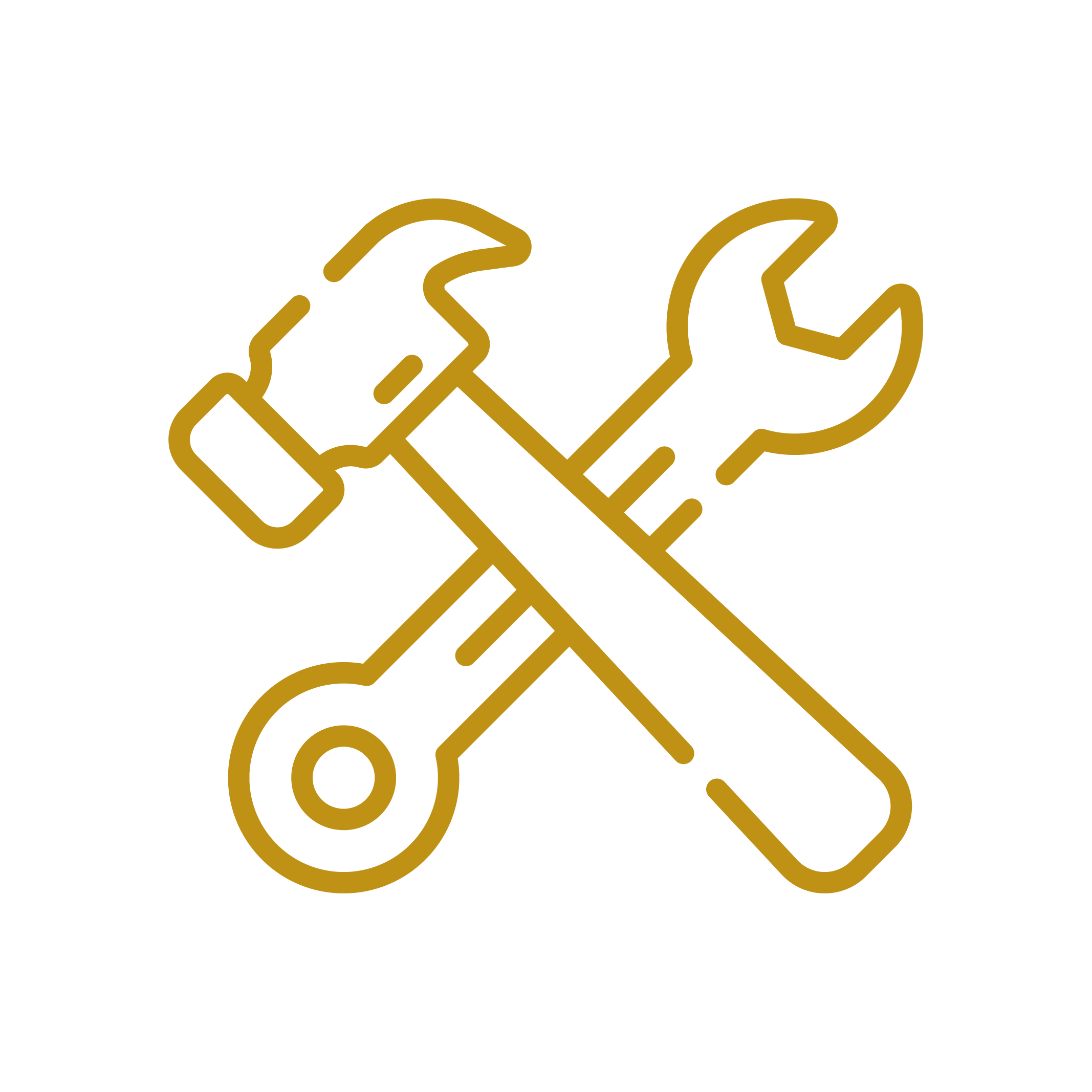 Outline drawing of a clenched fist gripping a handle, with the words 'Black Lives Matter' written above.
