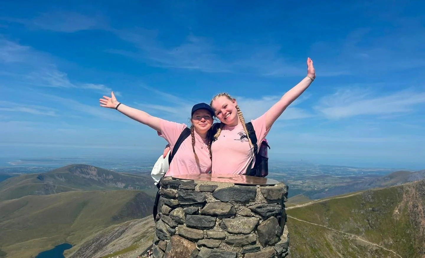 Well done and a big thank you to Izzy and Maia from King Edward VI College who raised &pound;605 climbing  Snowdon. The girls will be travelling to The Gambia with us next year. #snowdon