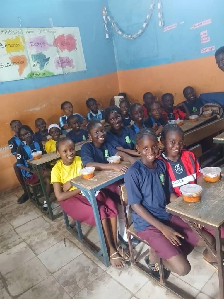 Well done to Omega blue house and Spring of Life Yellow house. 

They were this terms house winners 🏆 

Both schools met up to enjoy some Ebbah which the children love to eat!