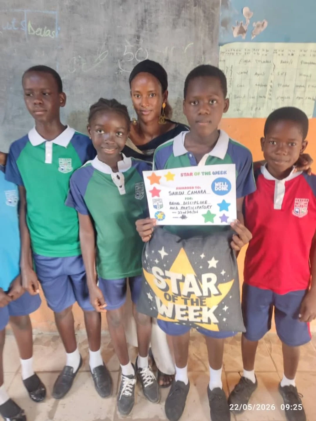 Let&rsquo;s celebrate Omega&rsquo;s star of the week, Saikou Camara of Grade 4! 🌟🥇

Awarded for being disciplined and hard working. 

Saikou you are truly a star, congratulations 🥳