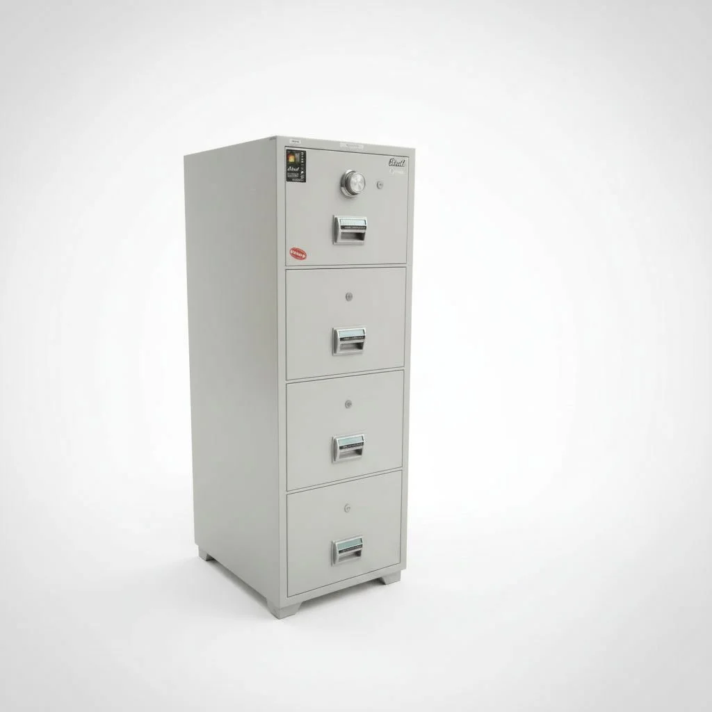 4 Drawer Fire-Resistive File Cabinet