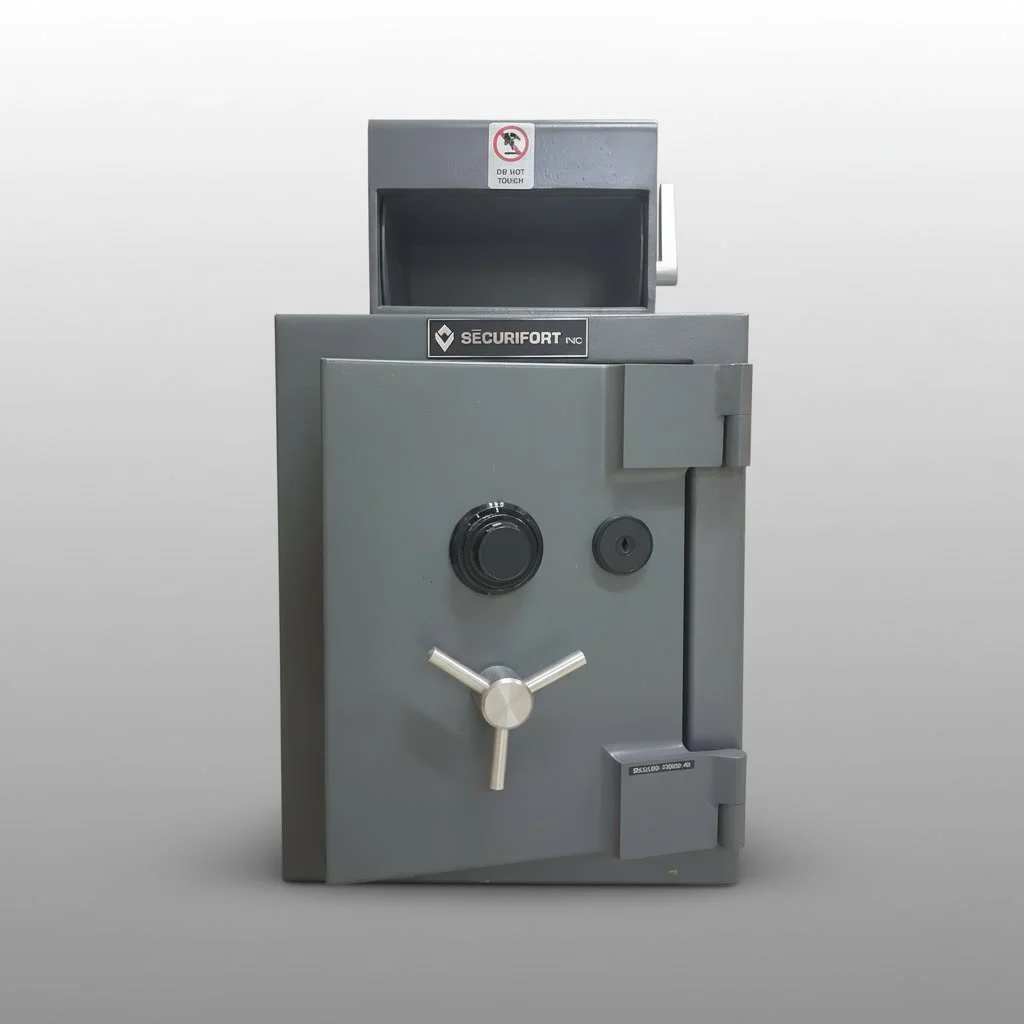Drop Safe w/Hopper, Combination & Keylock