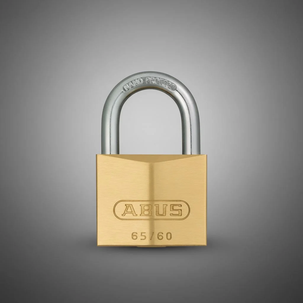 65/60 Keyed Differently Brass Padlock