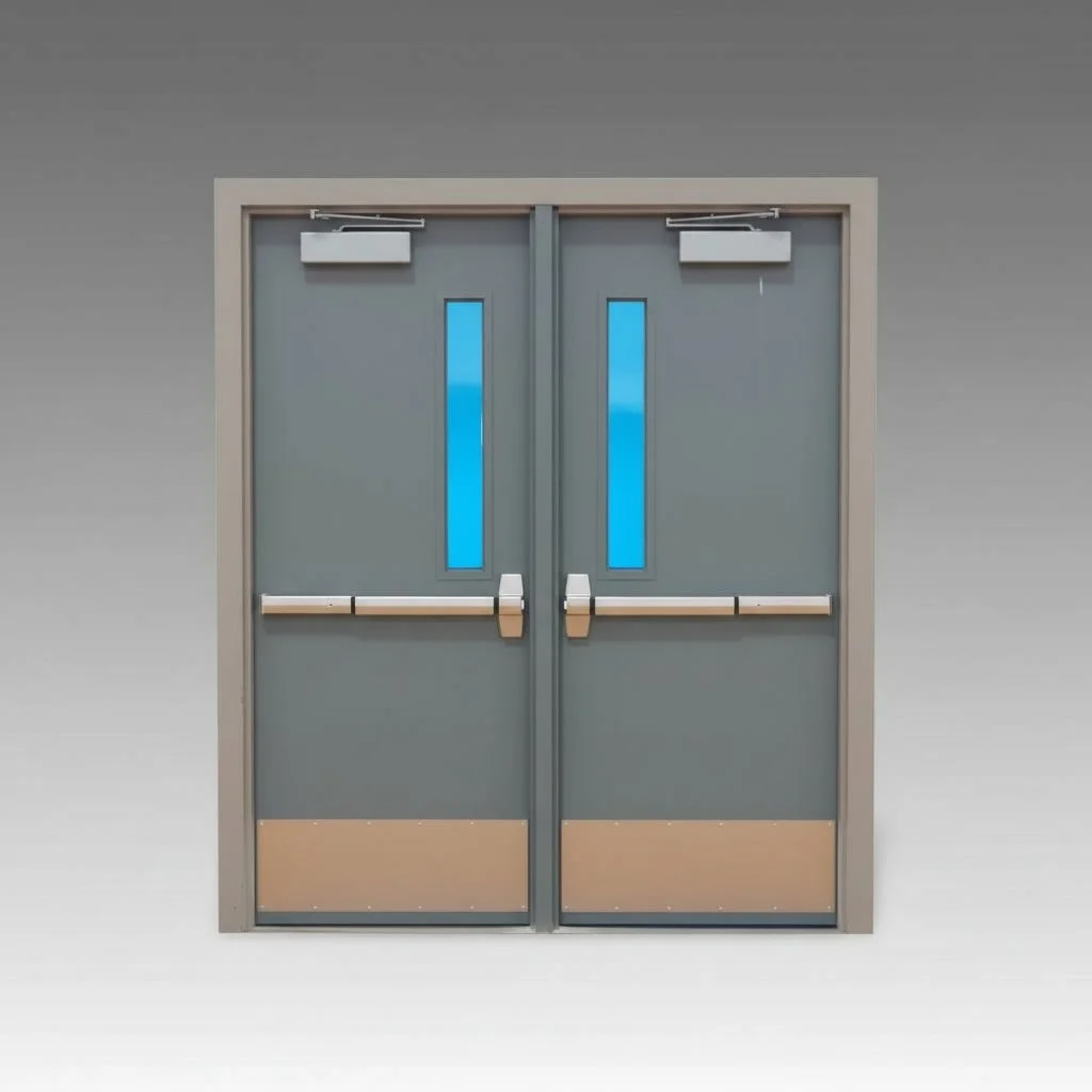 64" x 82" Double Fire Exit Door
