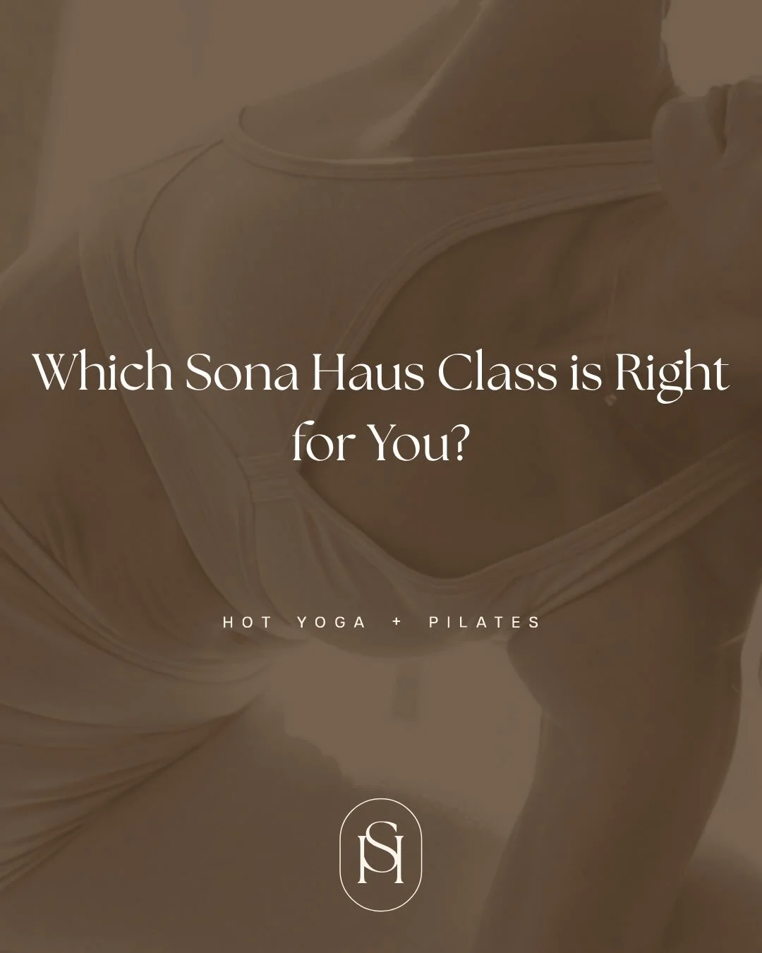 Choosing your first class doesn&rsquo;t have to be intimidating.

Every class at Sona Haus is designed with a different goal in mind. From building strength and improving flexibility to finding time to slow down and recharge.

Swipe through to discov