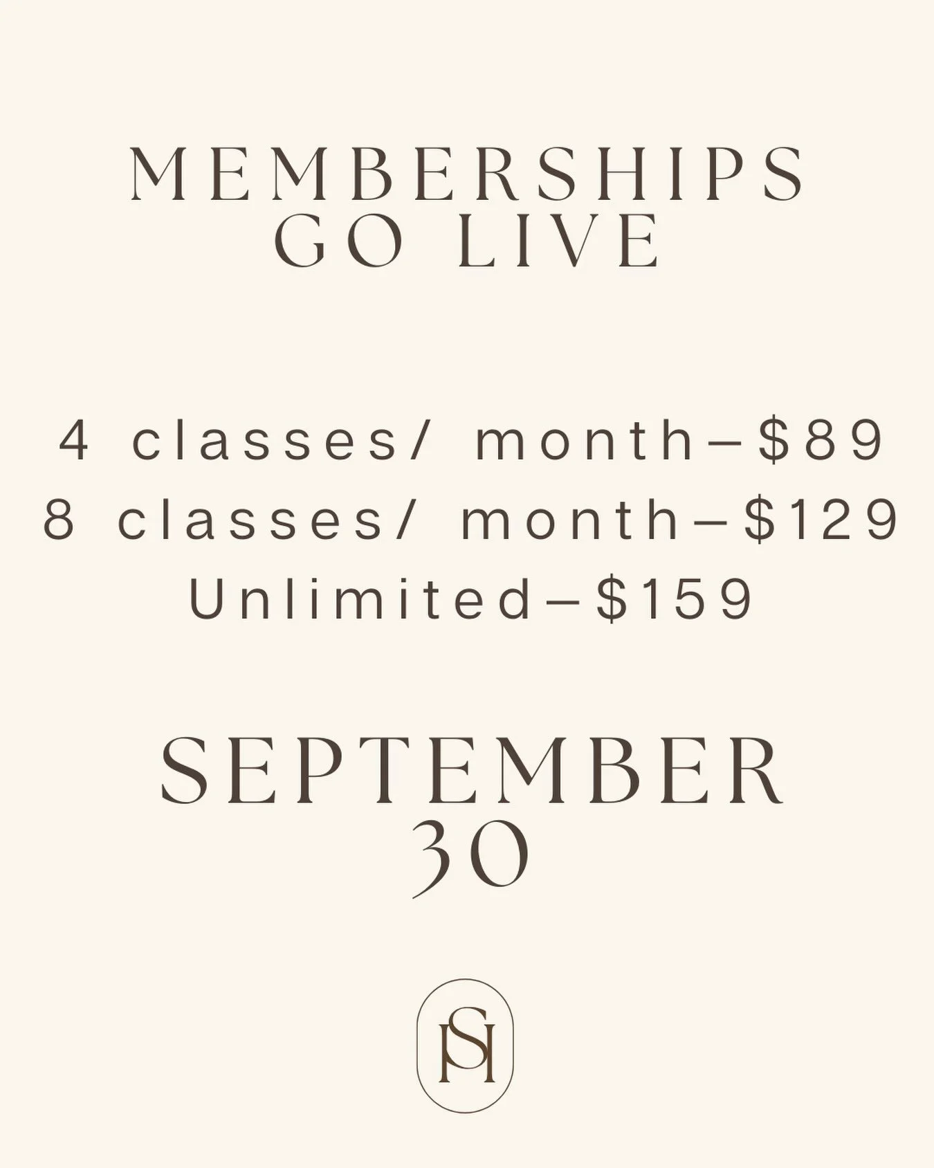 More ways to move with us are coming. 🤎

Our 4-Class, 8-Class and Unlimited memberships go live September 30 at 12 PM CT through the Sona Haus app and the link in our bio.

Find the rhythm that works for you.

Sona Haus
Hot Yoga + Pilates
Jackson, T