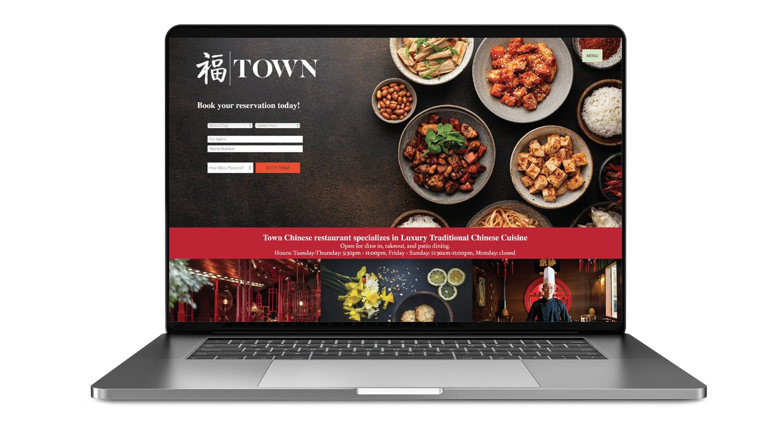 Chinese Restaurant Website