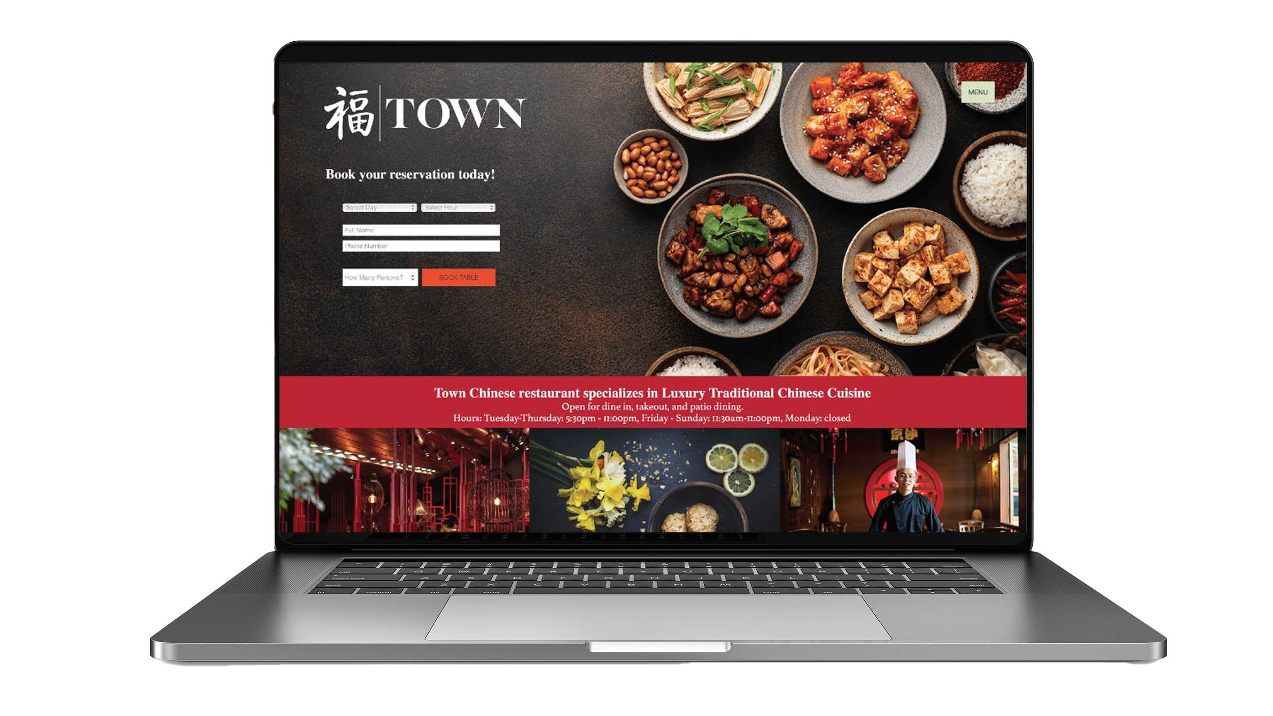 Town Chinese Restaurant (design only)