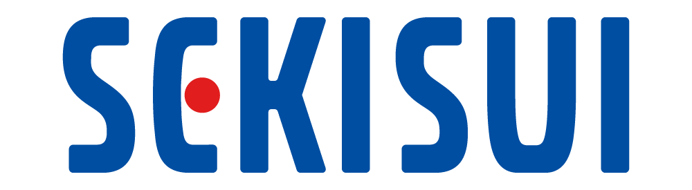 SEKISUI logo in blue with a small red dot above the letter 'I'.