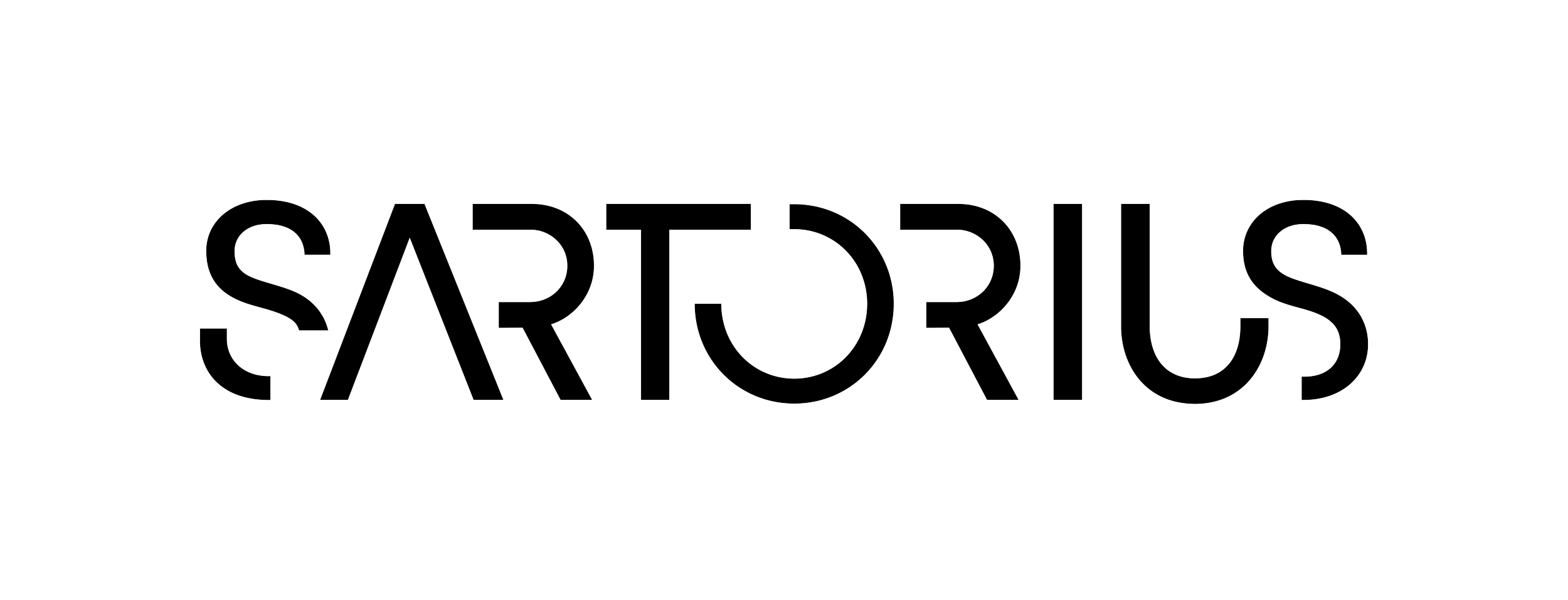 Outline logo of the word 'SARTORIS' in capital letters with a minimalist style.