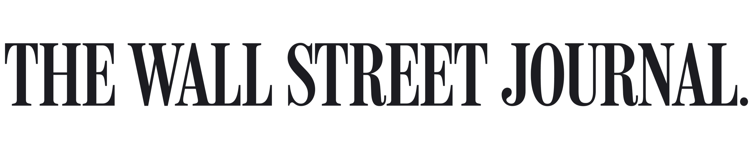 The Wall Street Journal logo with black text.