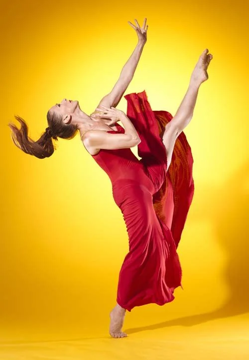 Woman in Red from "Diversion of Angels" for Dance Magazine