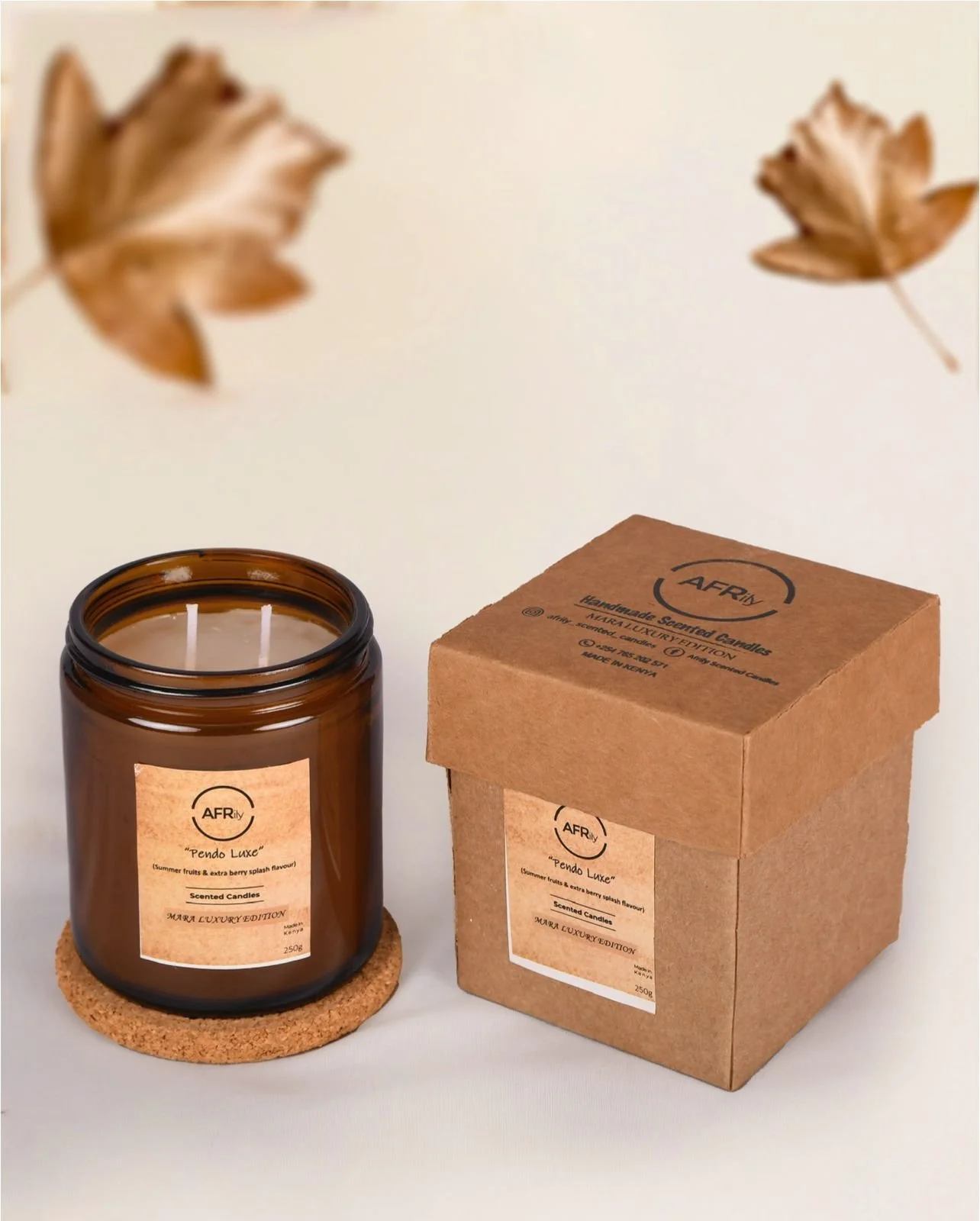 Afrily - Pendo Luxe Candle (Summer Fruits & Berry Splash)