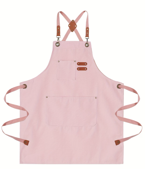 Pink Cotton Apron Craft