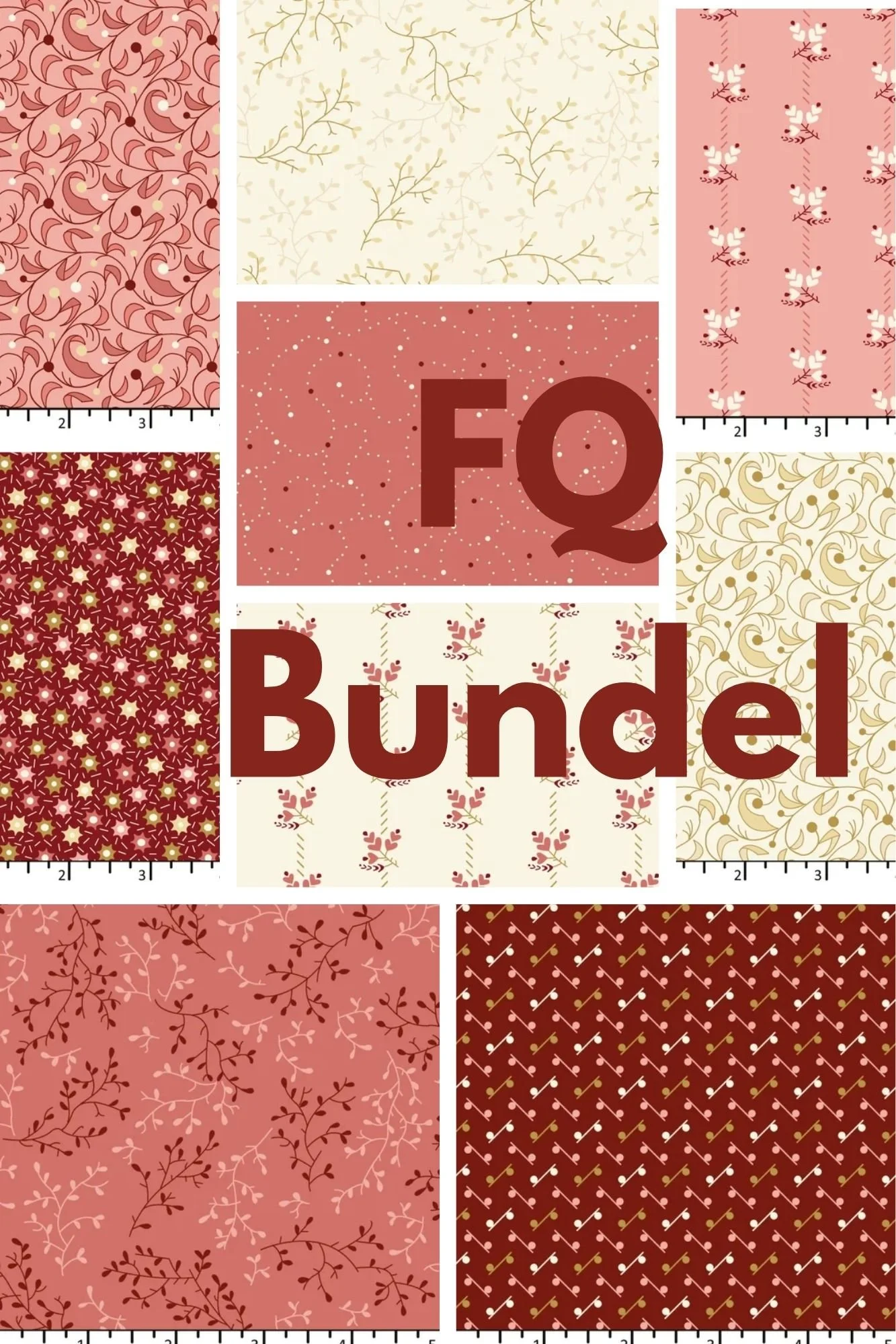 Fat Quarter Bundel 9 stuks Forever / EQP