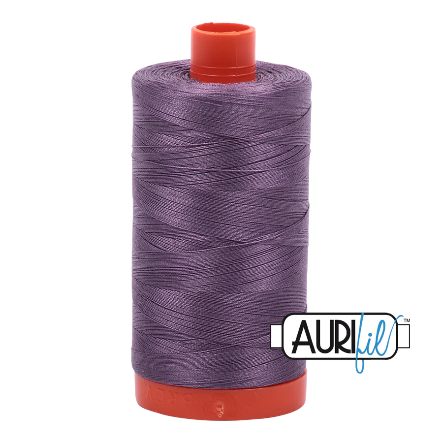 Aurifil Plumtastic Water 50 WT Mako Cotton – Large Spool (1300 m) (Copy)