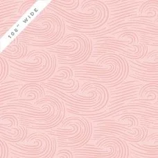 Rose waves (naturally wild) / Cloud 9 fabrics