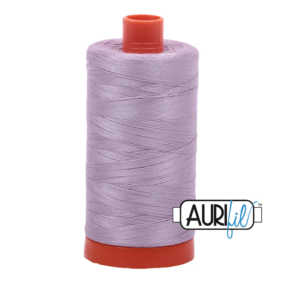 Aurifil Lilac 50 WT Mako Cotton – Large Spool (1300 m)