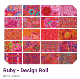 Jelly roll Kaffe Fasset Ruby