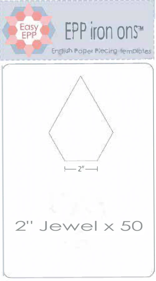 EPP Iron-Ons 2" jewel templates (Hugs 'n Kisses)