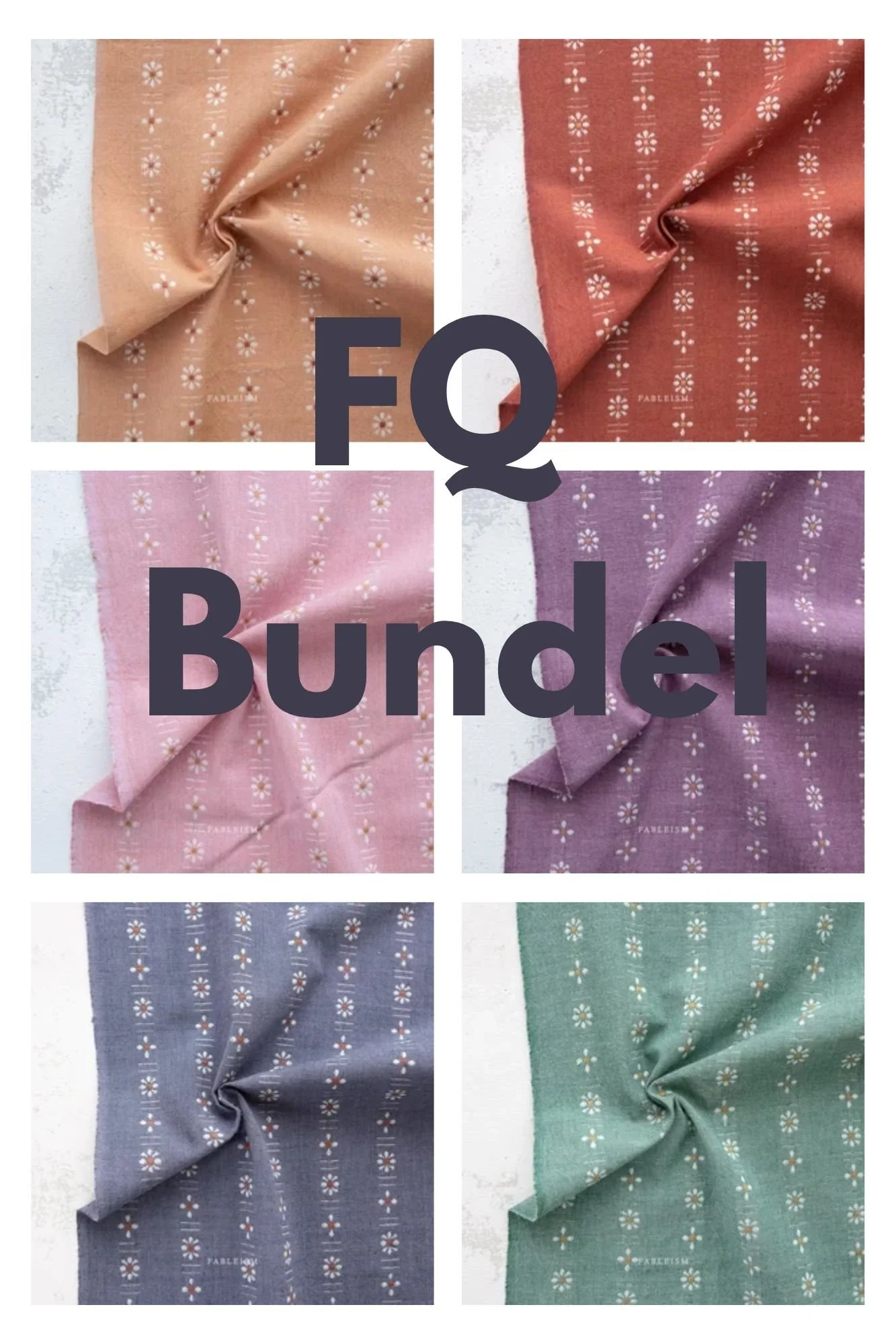 Fat Quarter Bundel 6 stuks Forest Forage woven / Fableism