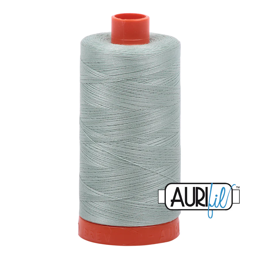 Aurifil Marine Water 50 WT Mako Cotton – Large Spool (1300 m)