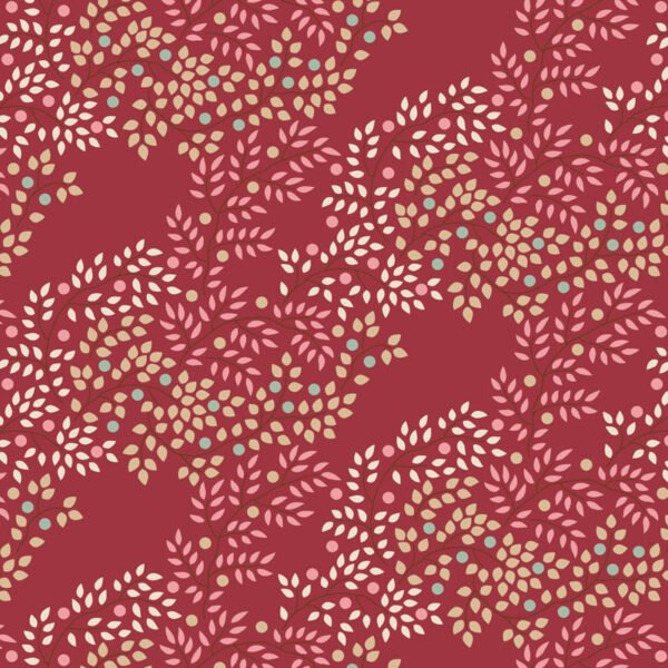Berrytangle burgundy (Creating Memories) / Tilda