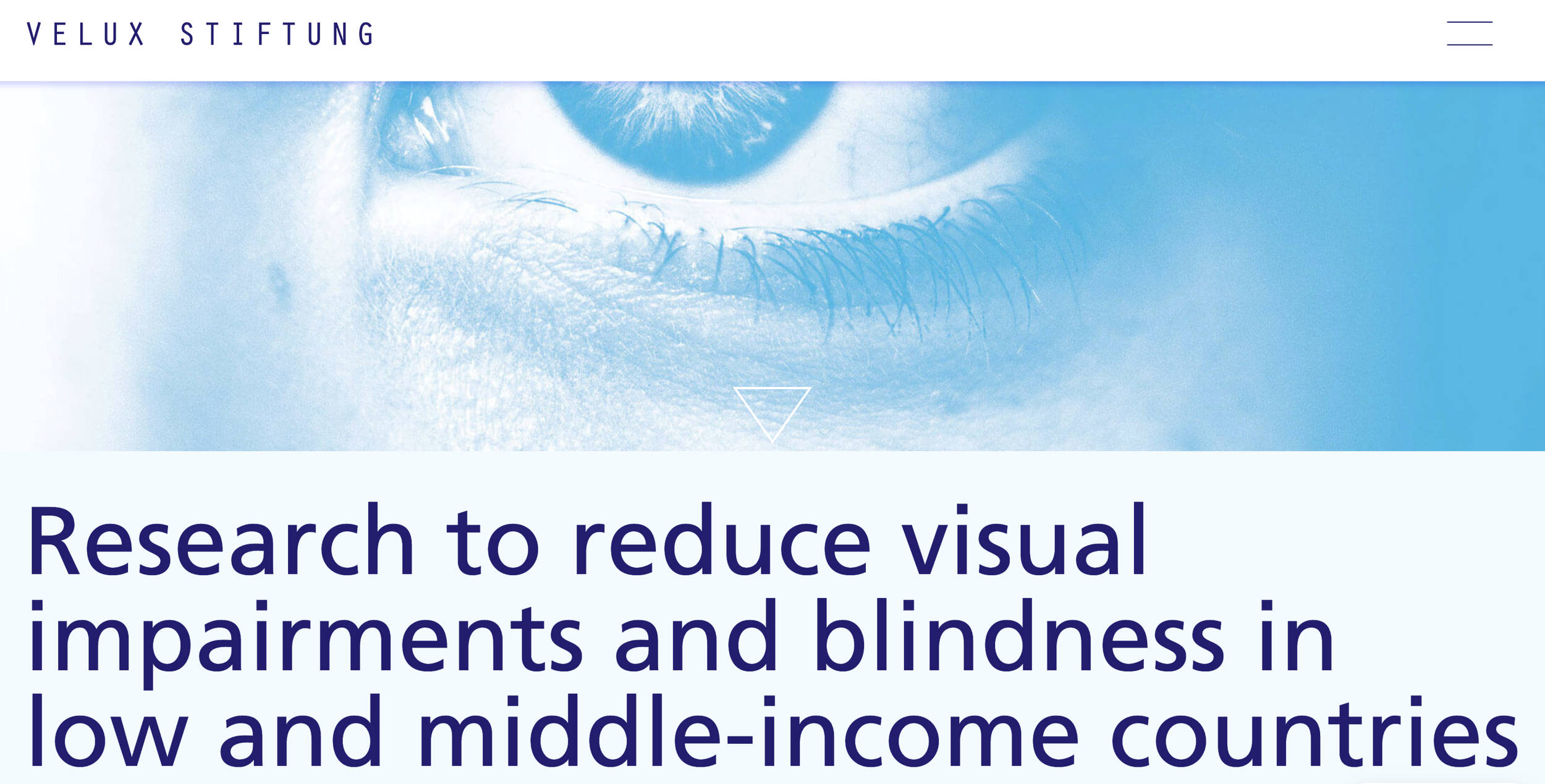 Ophthalmology Institutional Research Capacity Strengthening Grant Program
