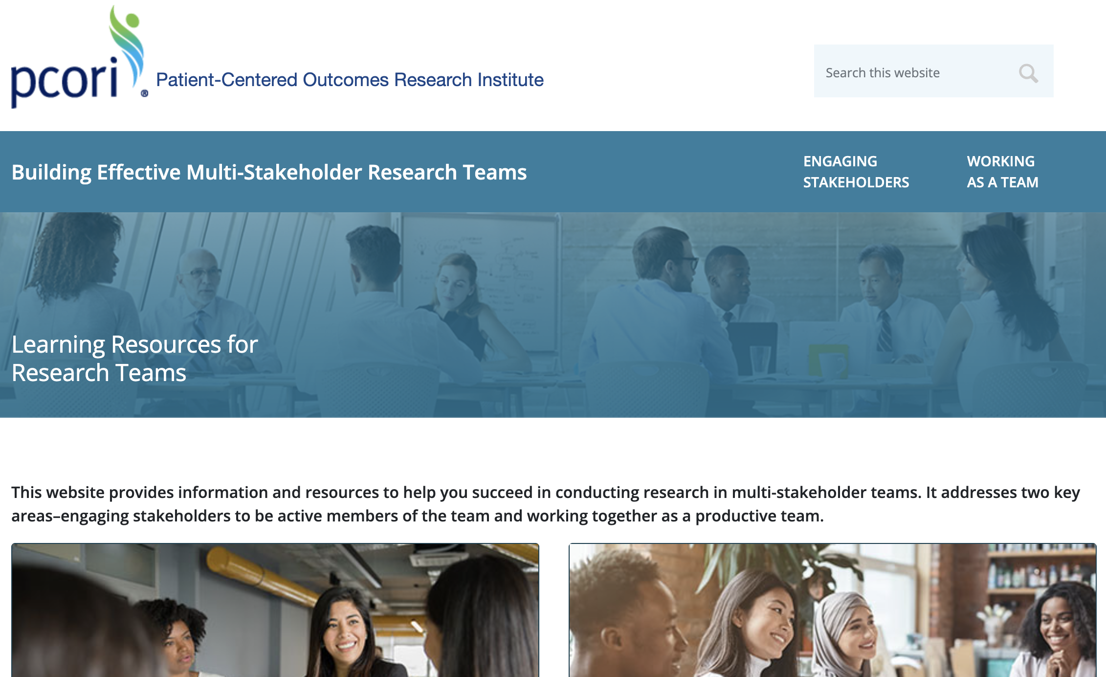 Patient-Centered Outcomes Research Institute