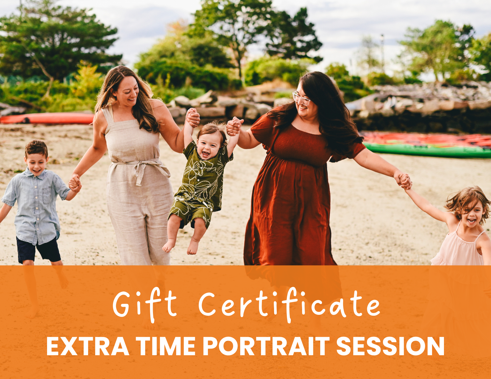 Extra Time Portrait Session Gift Certificate (90 minutes)