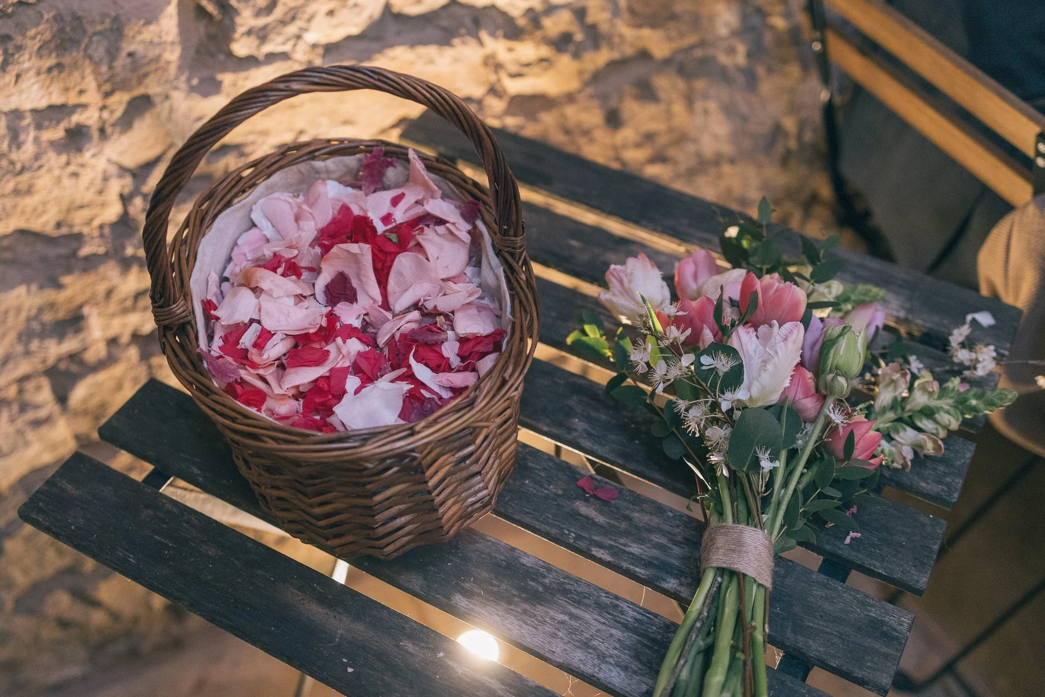 Bridal bouquet. Doxford Barns, Northumberland. 