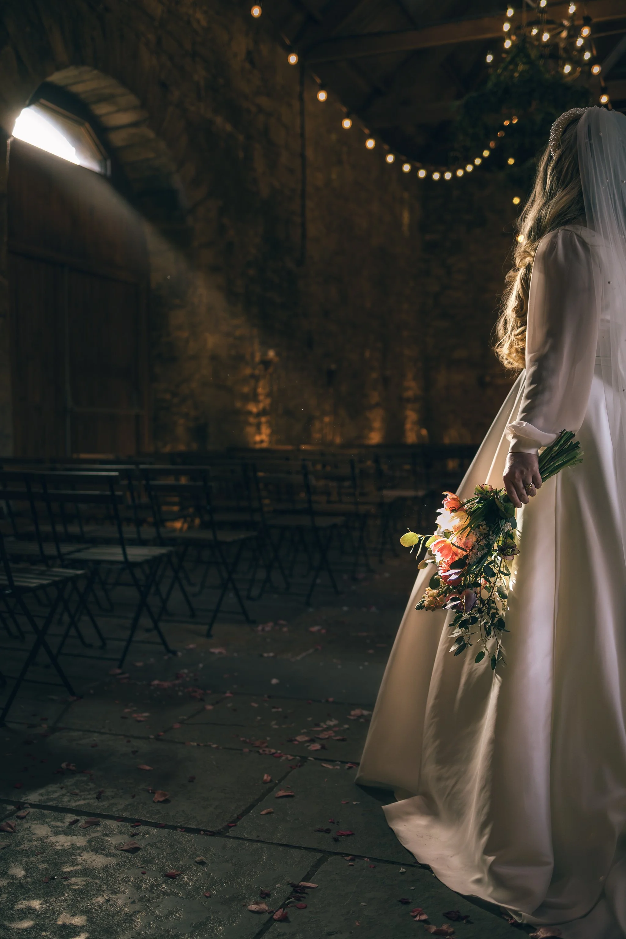 Bride bouquet. Doxford Barns, Northumberland.