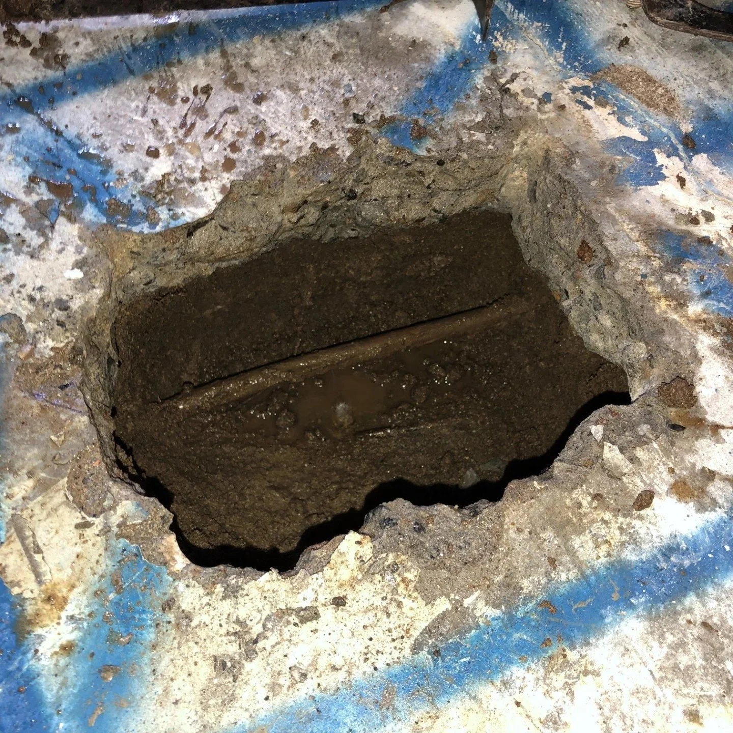 wilcox plumbing and leak detection northern nevada copper water lines exposed after accurately locating a slab leak