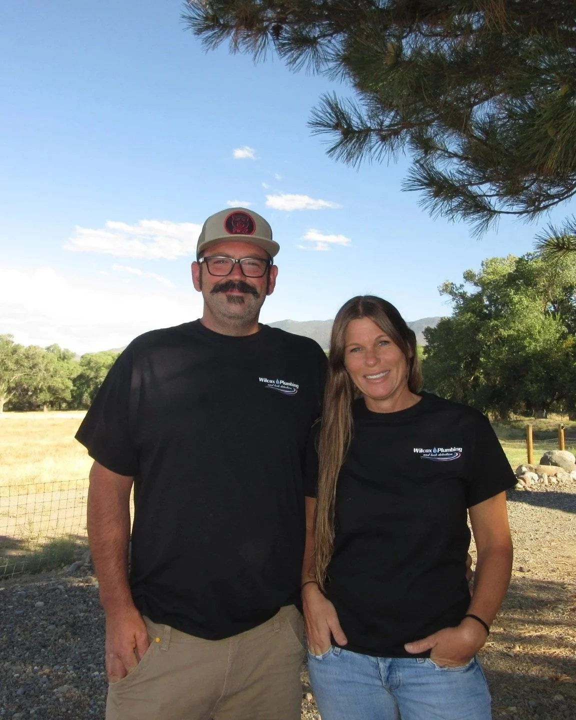 Owners of Wilcox Plumbing and Leak Detection, a local family-owned plumbing company serving Northern Nevada.