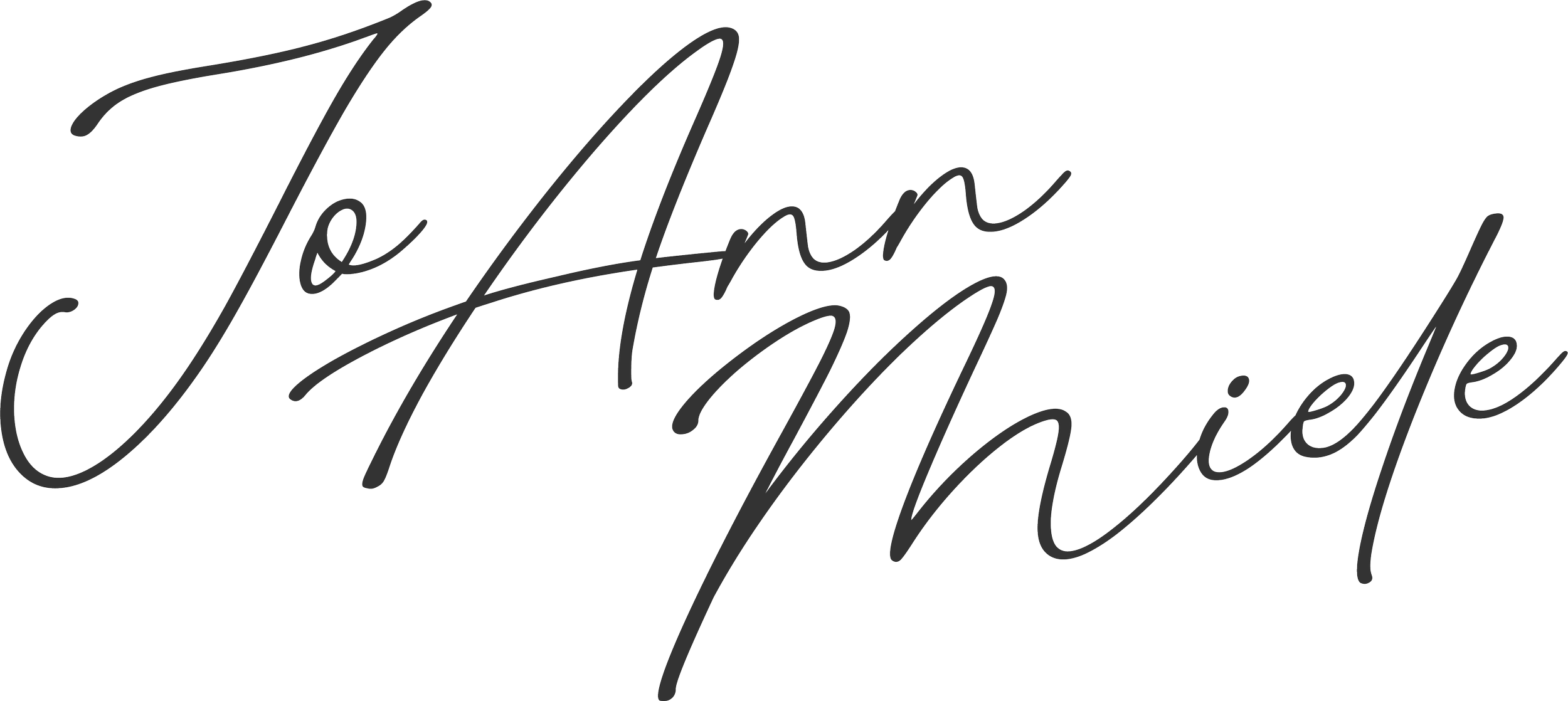 Hand-lettered text reading 'To Anna, Xoxo, M.'