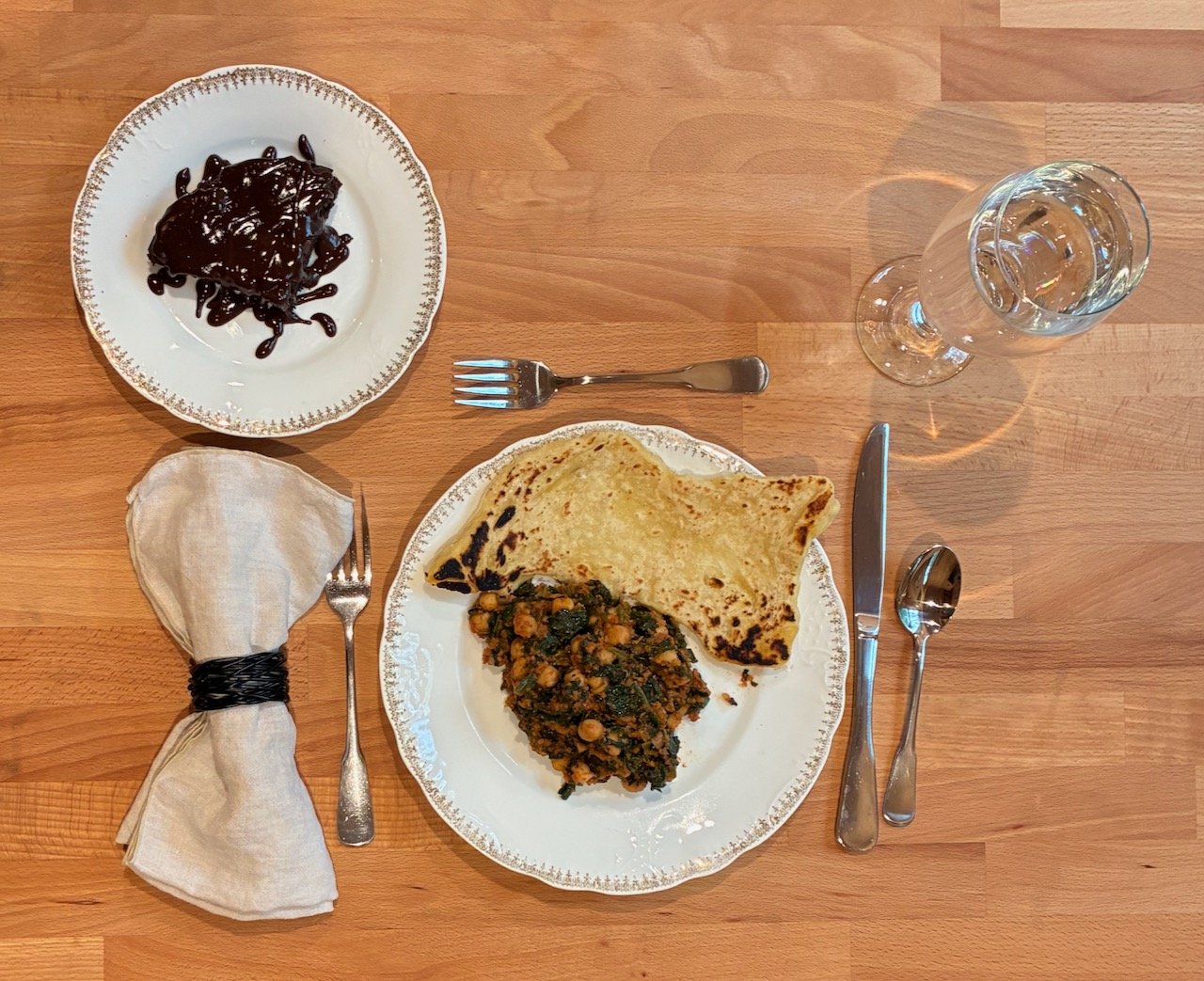 Tasty vegetarian meal