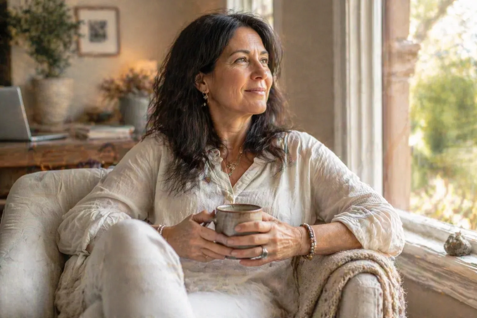 Join our online community for women to access expert-led perimenopause and postpartum support groups.