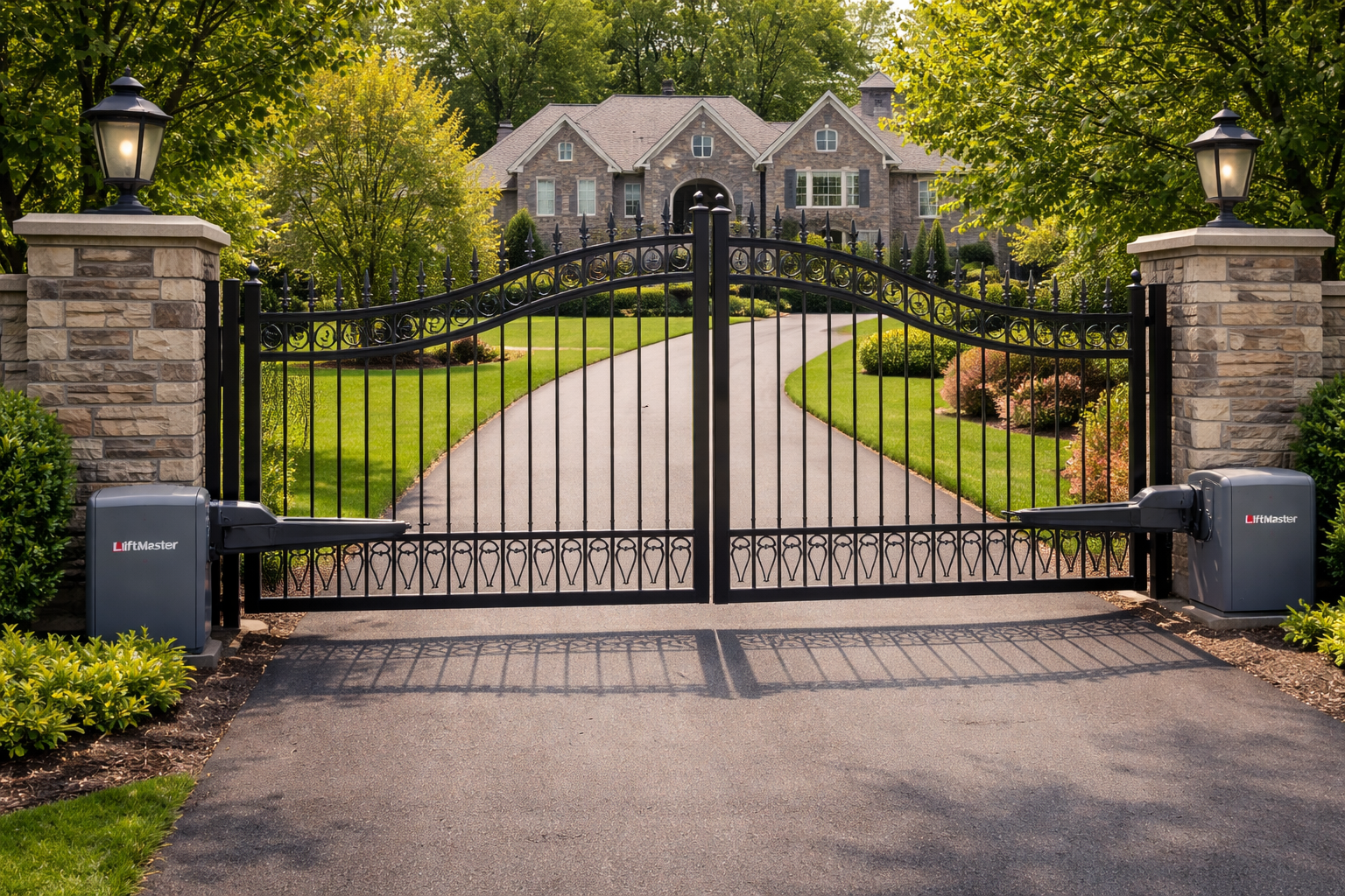 Powered driveway gate in Encinitas