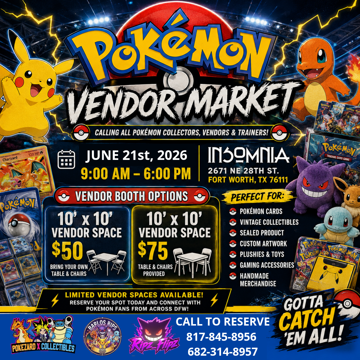 Pokemon Vendor Market