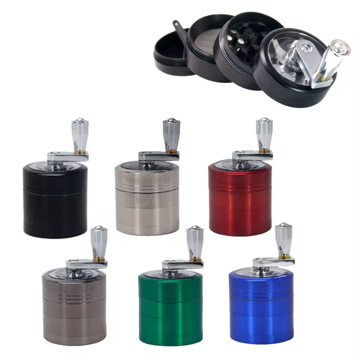 Crank handle grinder
