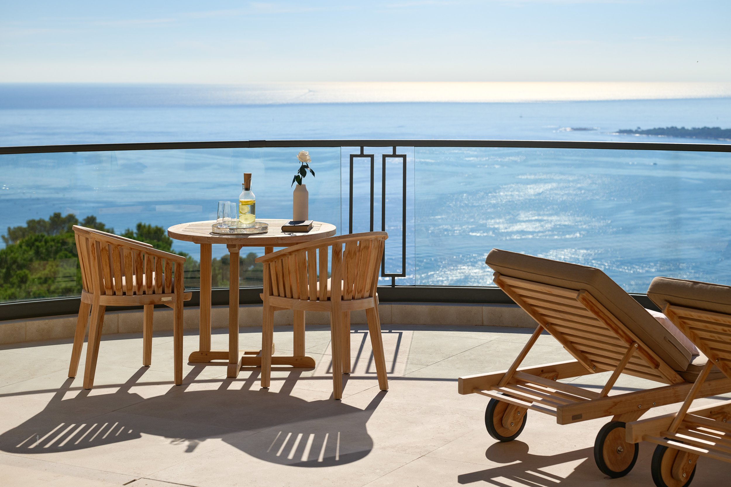 Terrasse de la villa Bagatelle