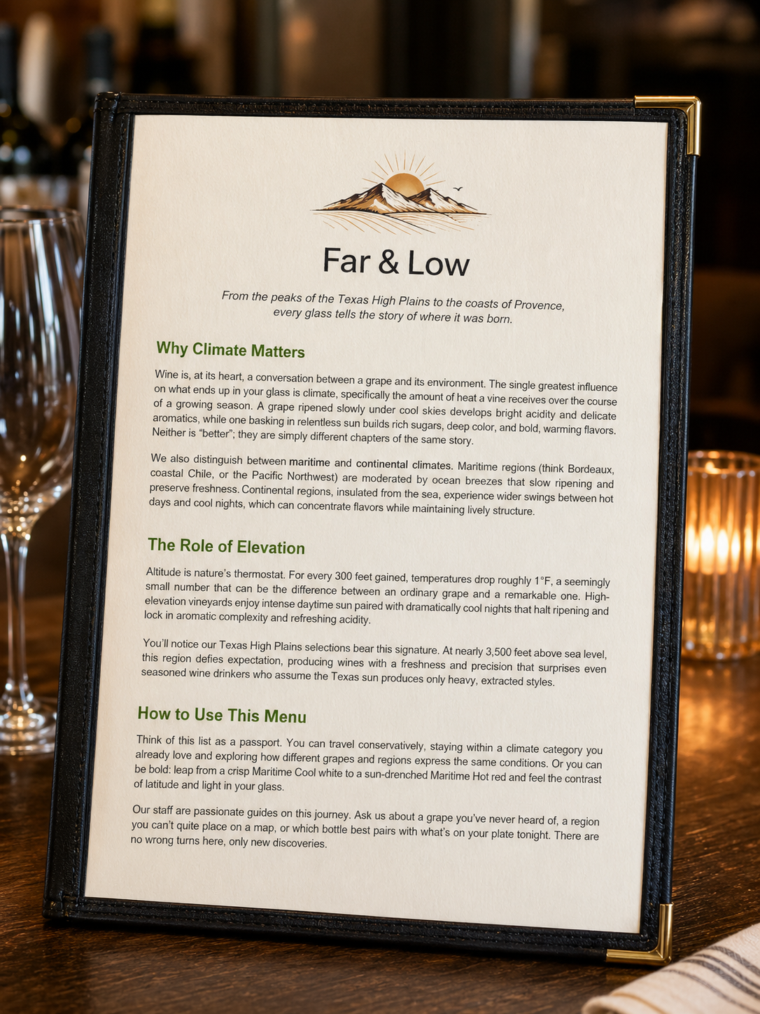 How To Read A Wine list