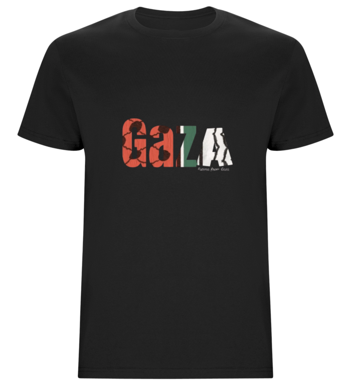 CAMISETA ADULTO GAZA DISEÑO DE FÁTIMA