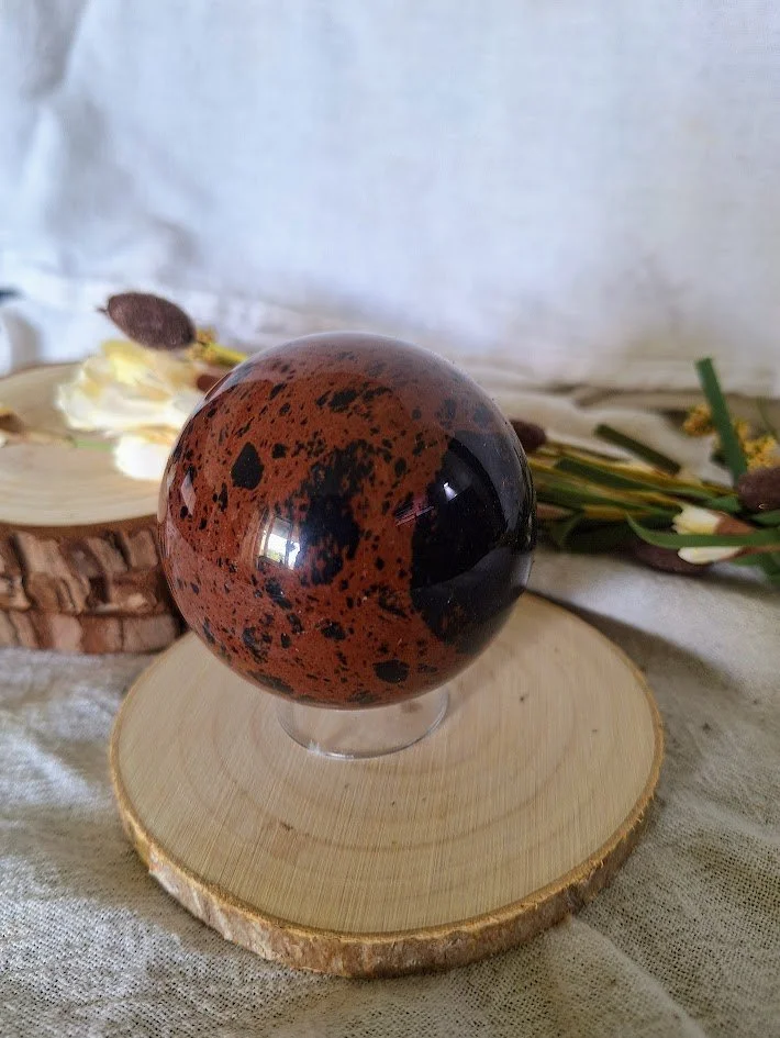 Mahogany Obsidian Sphere | 61mm