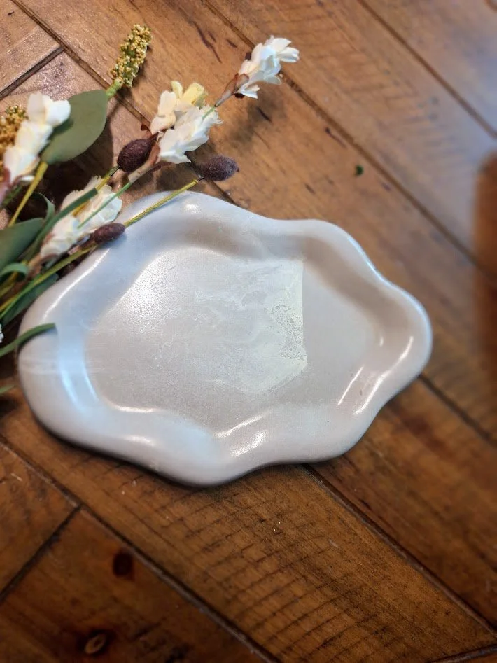Cloud Tray | Neutral Marble