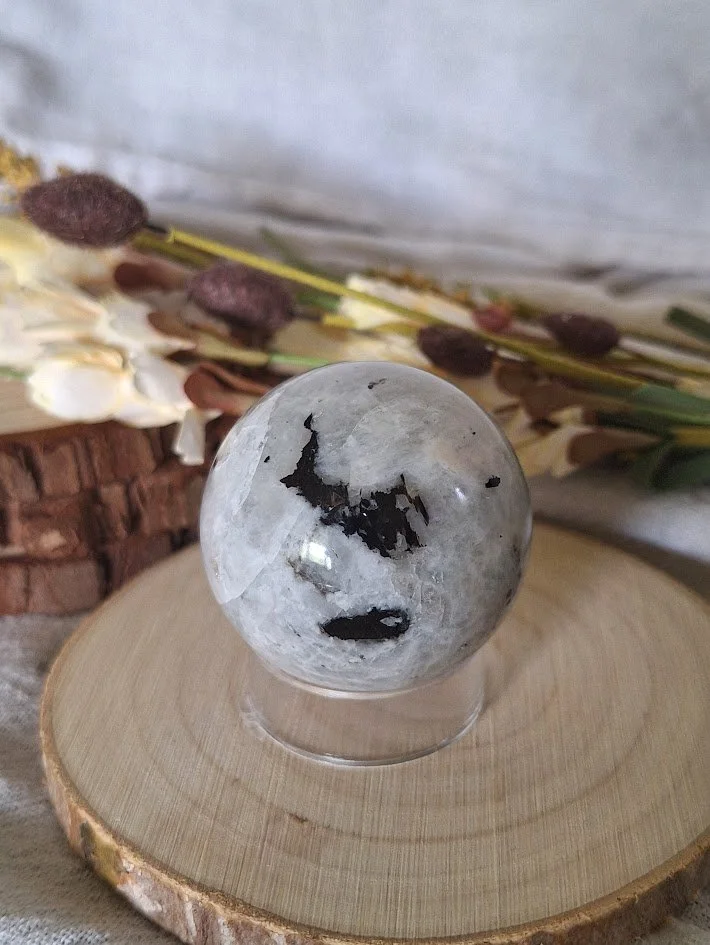 Rainbow Moonstone Small Sphere | 42mm