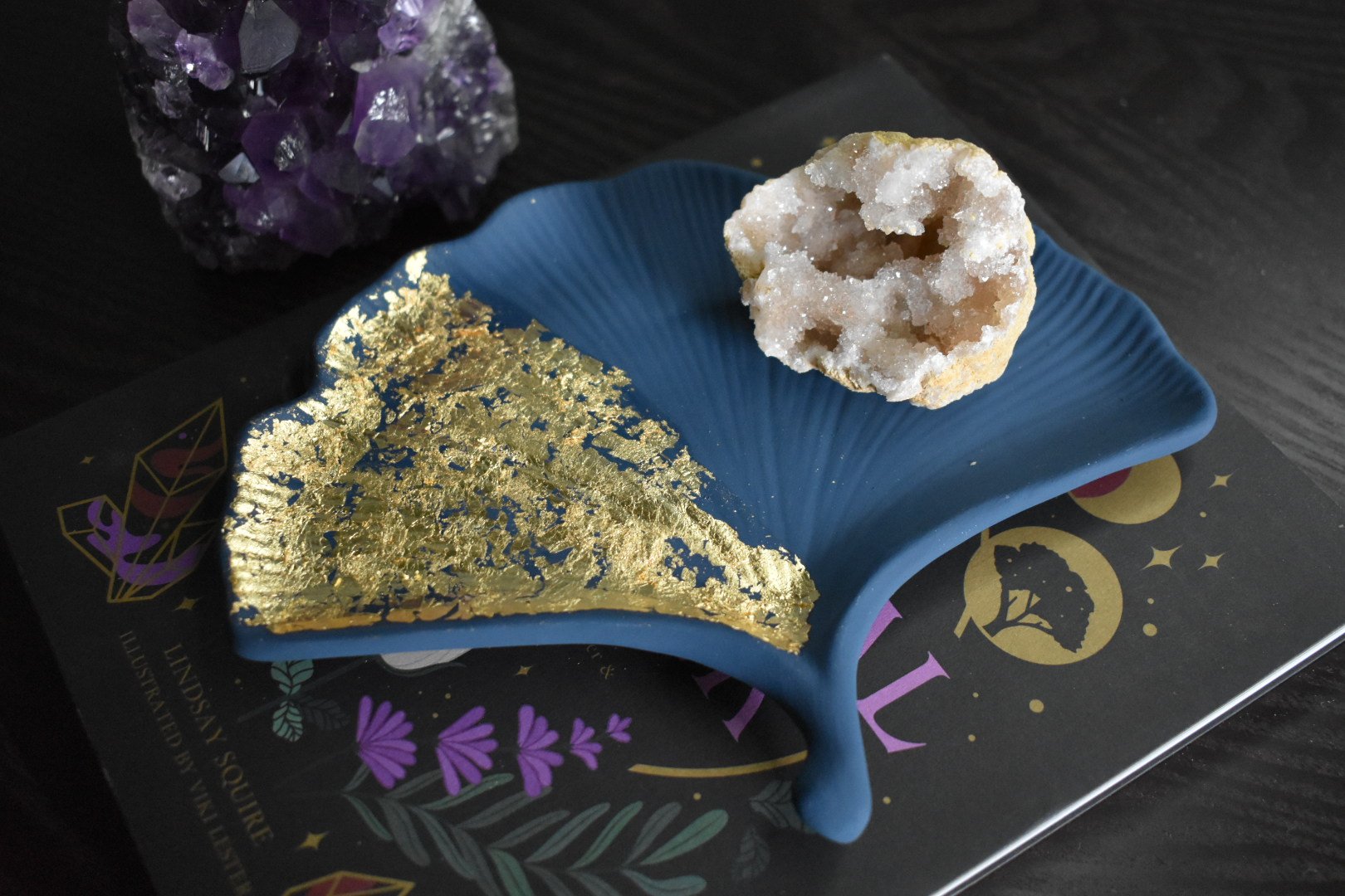 Gingko Elegance Trinket Dish
