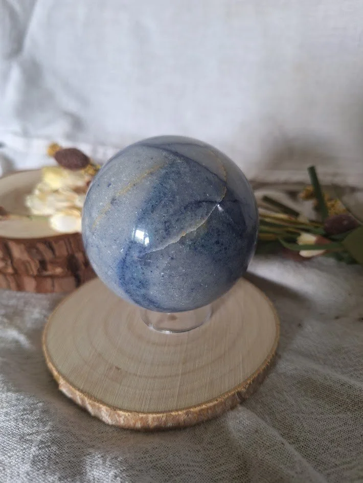 Blue Aventurine Large Sphere | 68mm
