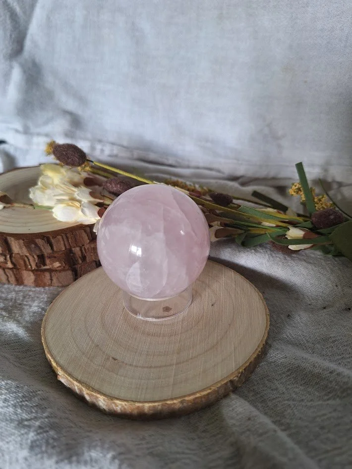 Rose Quartz Sphere | 48mm